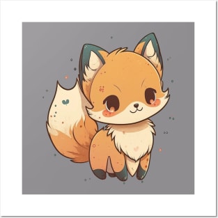 Kawaii Fox Posters and Art